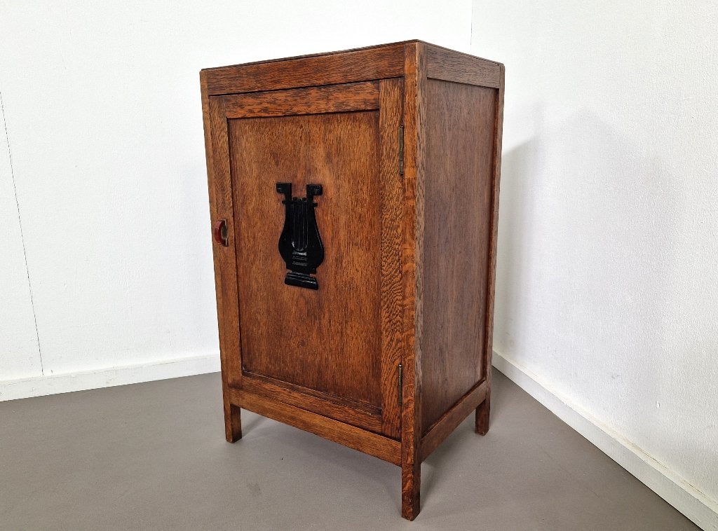 Art Deco Nachtkastje | 1930, Ophalen, Gebruikt, Minder dan 45 cm, -