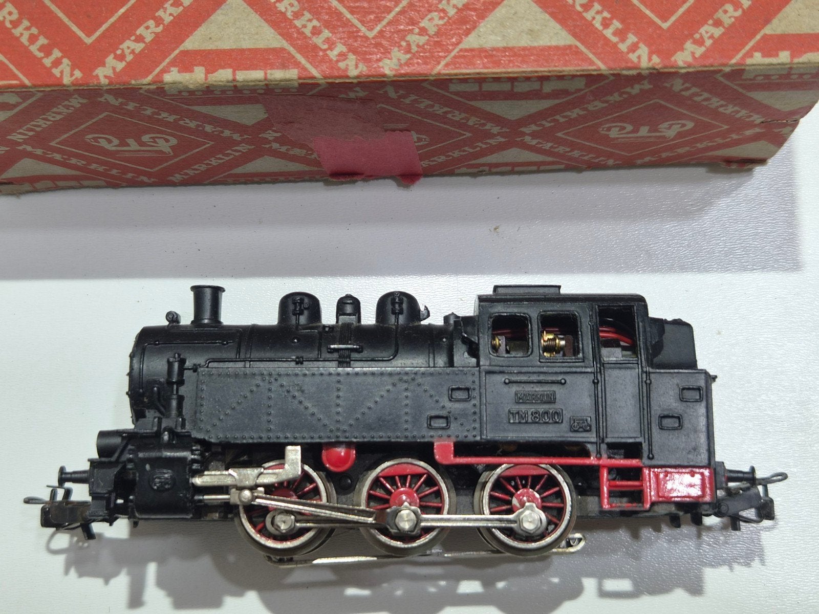 marklin stoomlocomotief 3004 TM800, Wisselstroom, Gebruikt, Locomotief, Ophalen of Verzenden