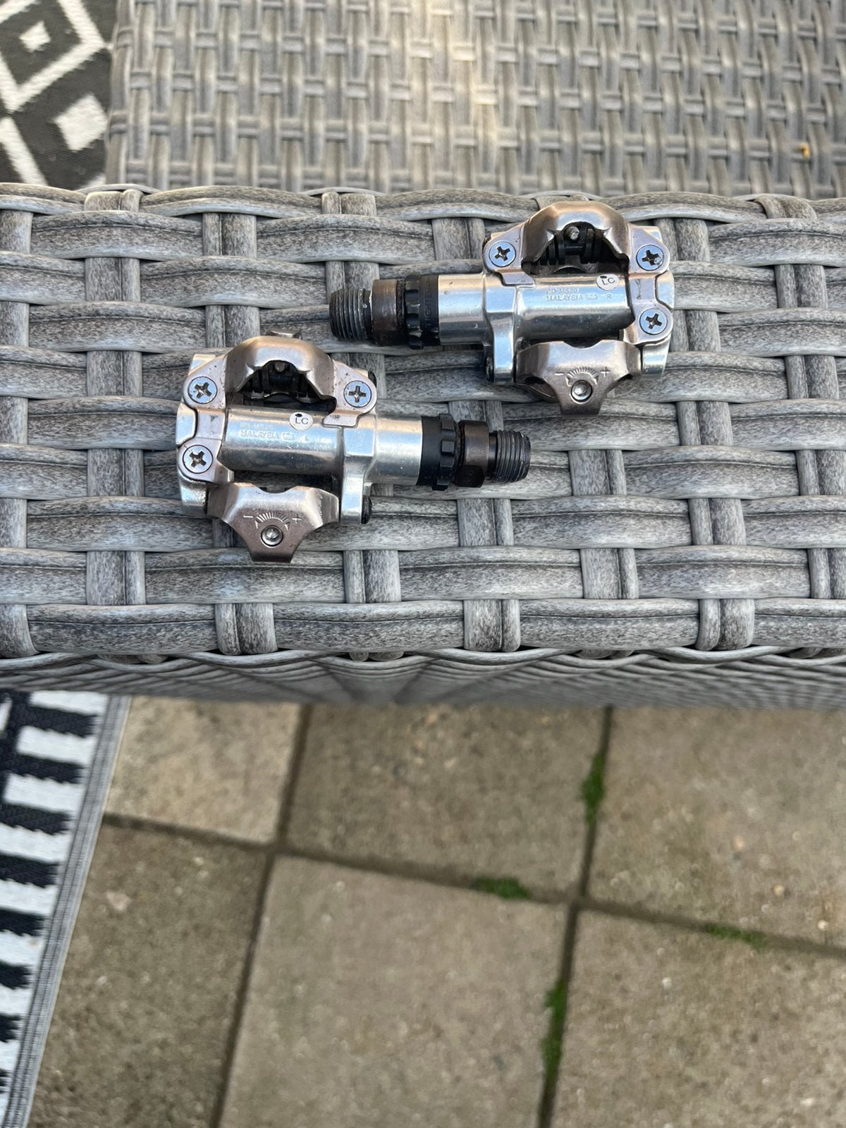 Spd pedalen, Fietsen en Brommers, Fietsonderdelen, Ophalen of Verzenden, Zo goed als nieuw, Crankstel of Pedalen
