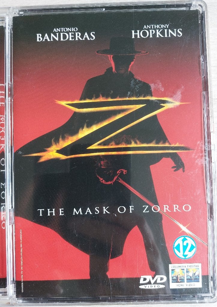 DVD The Mask of Zorro (1998), Vanaf 12 jaar, Ophalen, Zo goed als nieuw, Actie