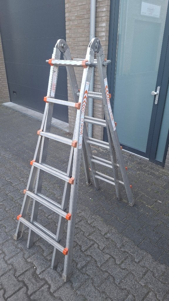 Waku Telescoopladders trappen 4 x 6 schuif ladder, Ophalen, ,, Zo goed als nieuw, ,