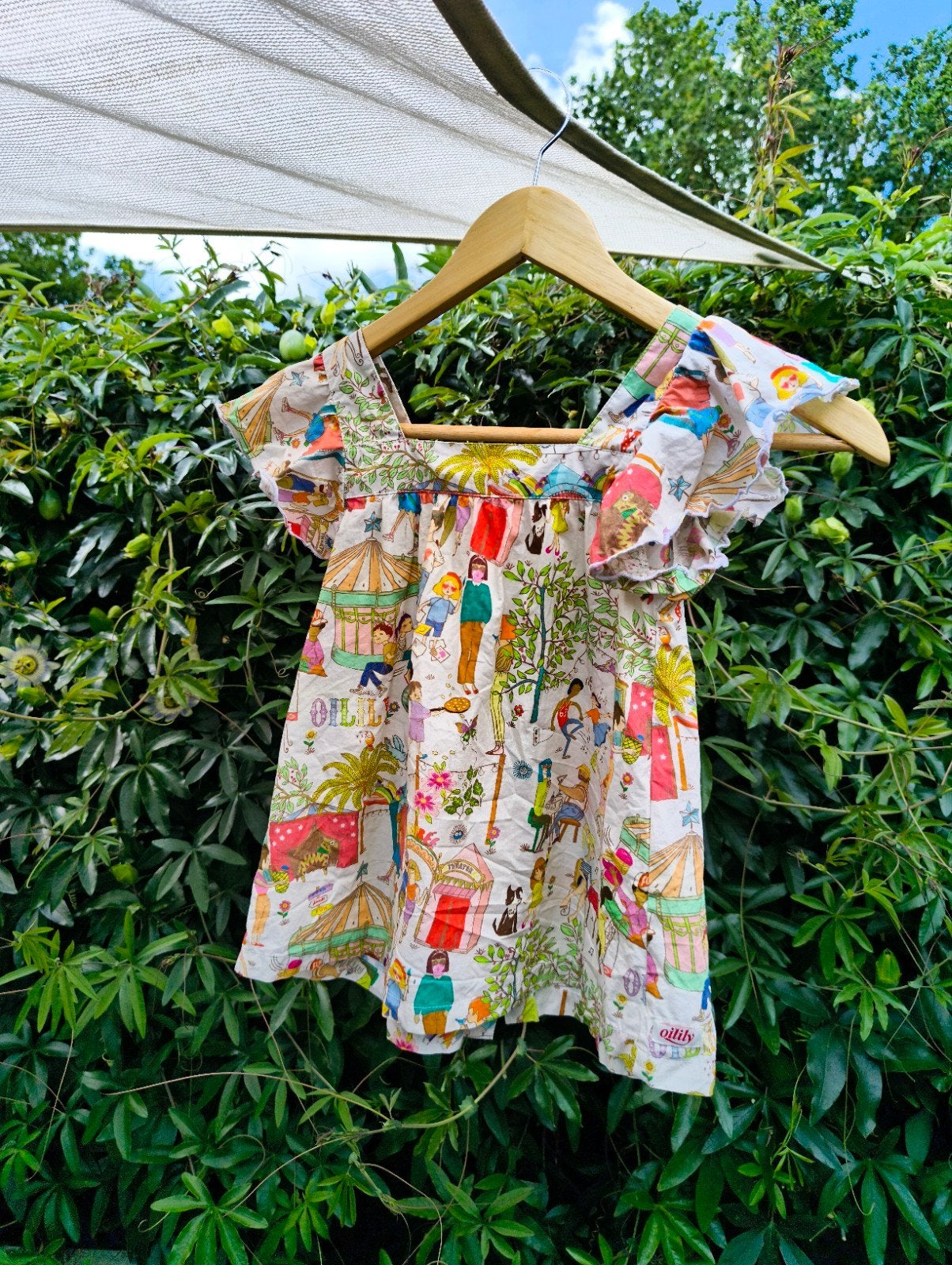 Oilily Jurkje met vrolijke print - Maat 116/6Y, Ophalen of Verzenden, Zo goed als nieuw, Meisje, Jurk of Rok