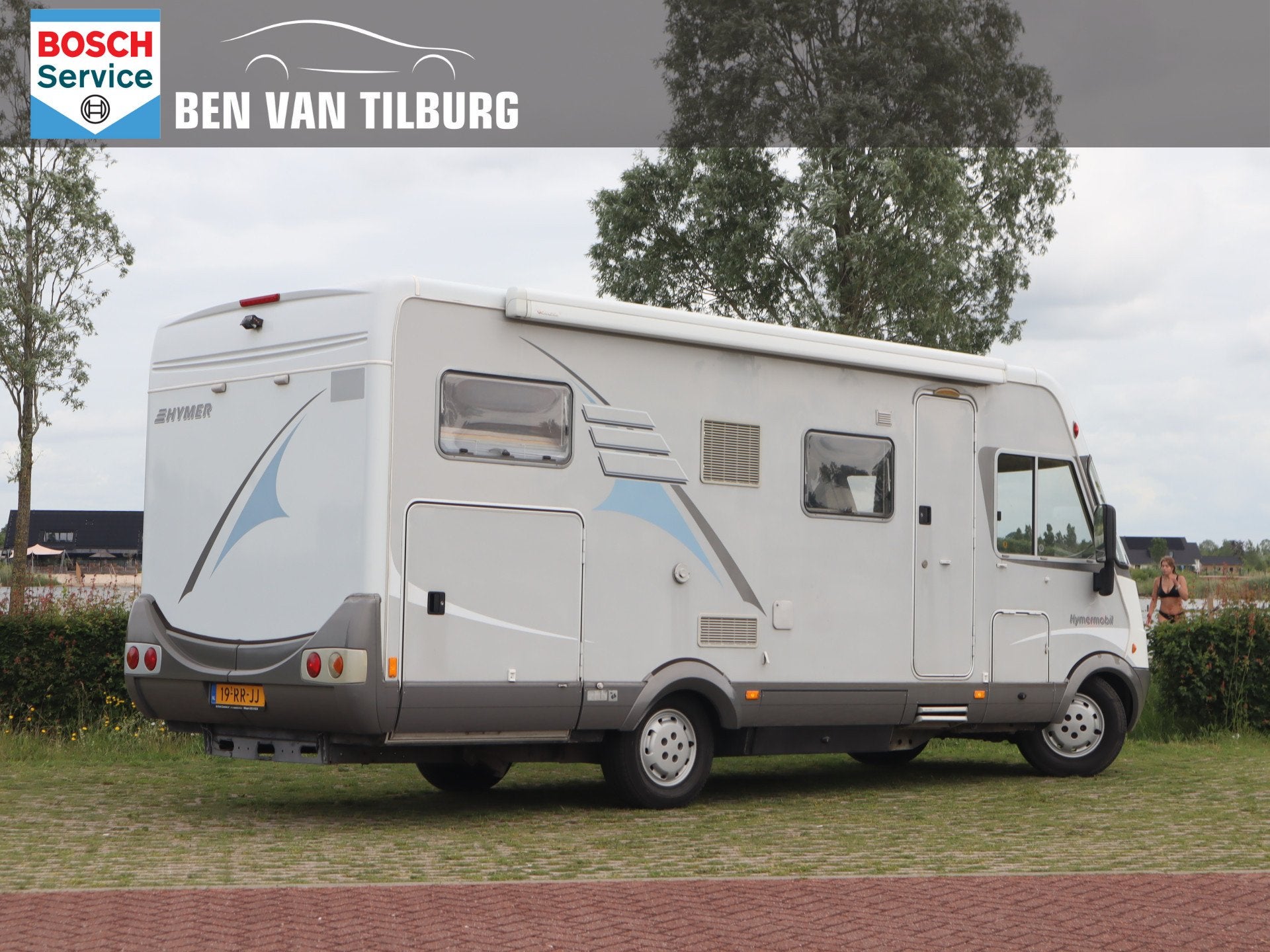 Hymer B614 2.8 JTD 126PK / Dwars bed / Hefbed / Garage / Cam, Autobedrijf Ben van Tilburg, Elektrische ramen, 6 tot 7 meter, Bedrijf