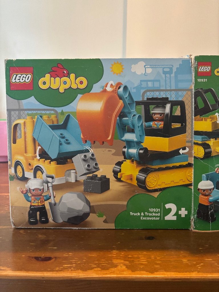 Lego Duplo bouwvakkers set 10931, Gebruikt, Inclusief doos, Overige typen, Ophalen of Verzenden