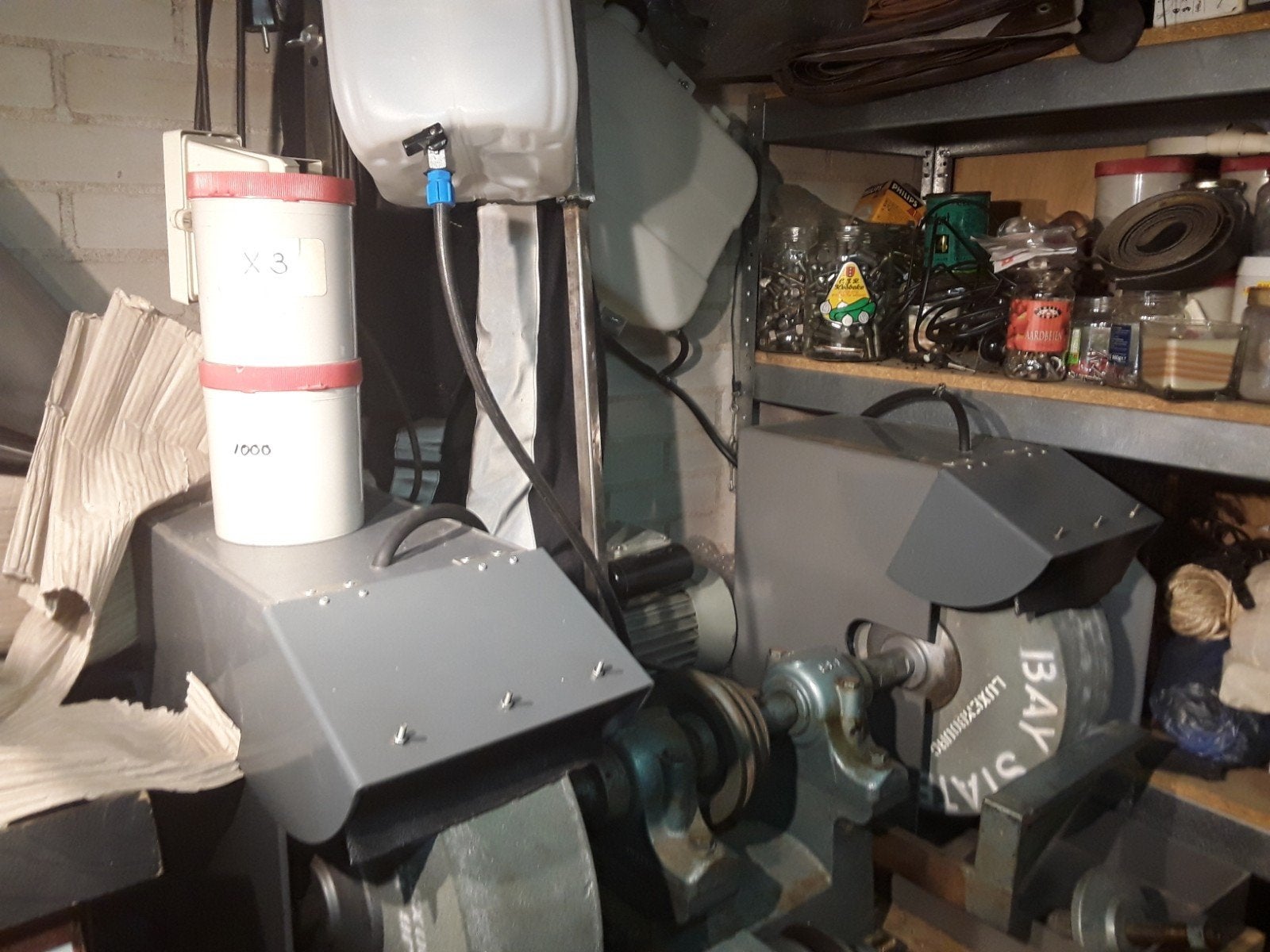 Mineralen slijp polijst machine., Ophalen, Nieuw