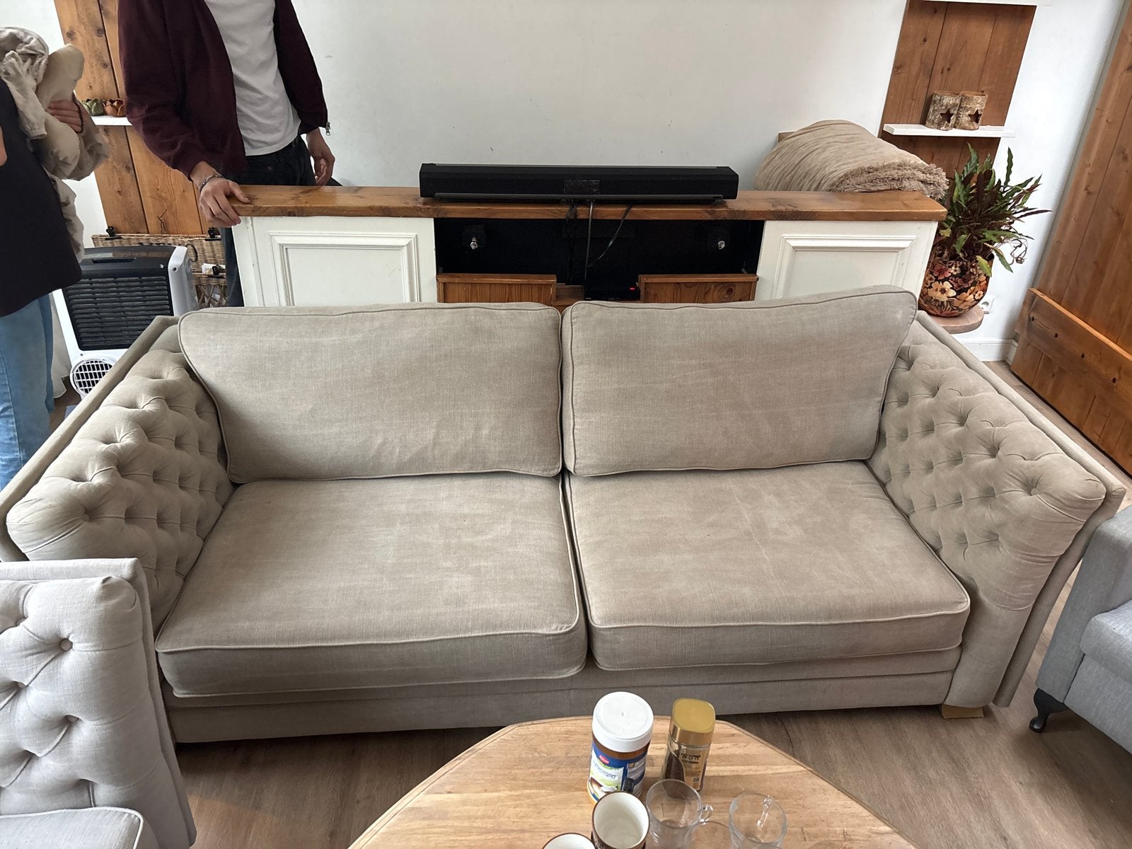 Comfortabele 2-zitsbank met lichte beschadiging, Ophalen, Gebruikt, 150 tot 200 cm, Tweepersoons