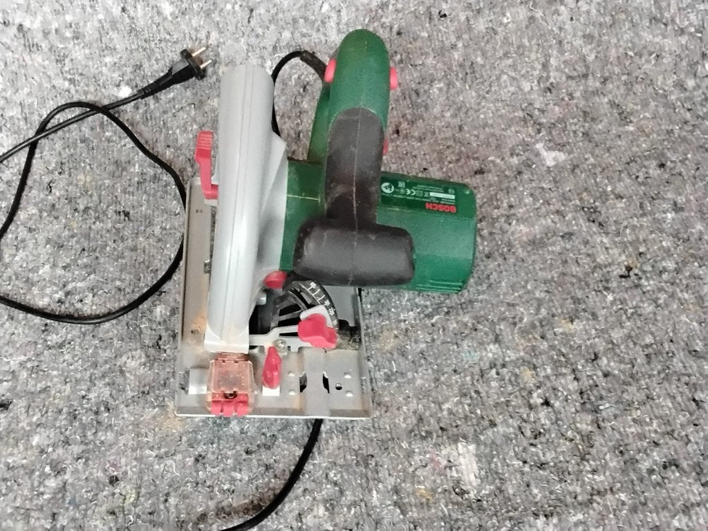 Bosch cirkelzaag, Ophalen, Gebruikt, Cirkelzaag, 1200 watt of meer