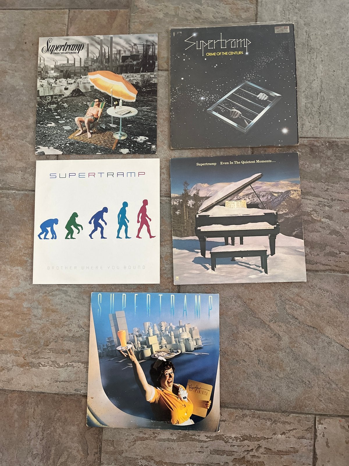 Supertramp LP Collectie - 5 albums, Cd's en Dvd's, Vinyl | Pop, LP, Gebruikt, Pop, Ophalen of Verzenden