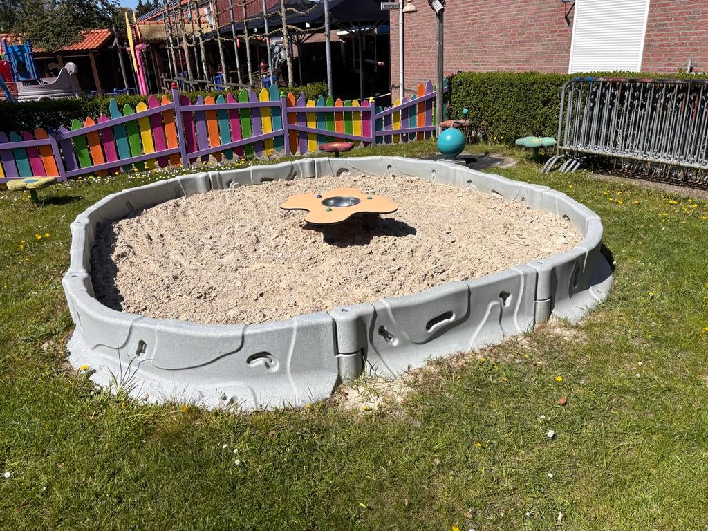 Professionele zandbak, diverse vormen, 3,8 m doorsnee, Ophalen, Gebruikt