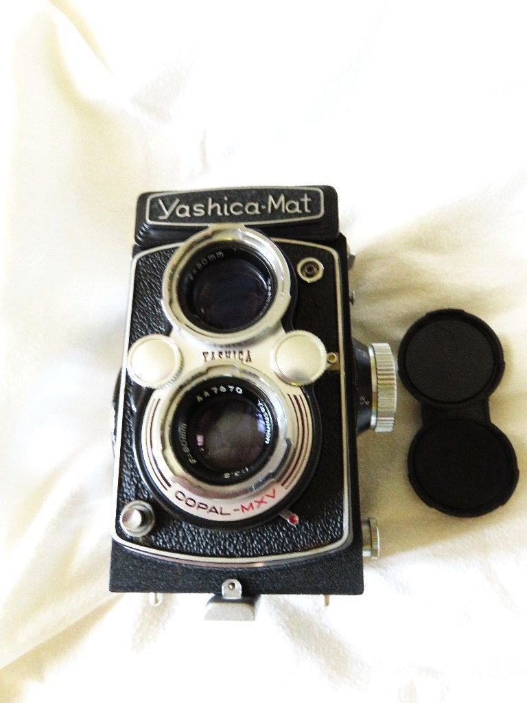 Yashica Mat analoge camera, Ophalen of Verzenden, Zo goed als nieuw, Compact, Overige Merken