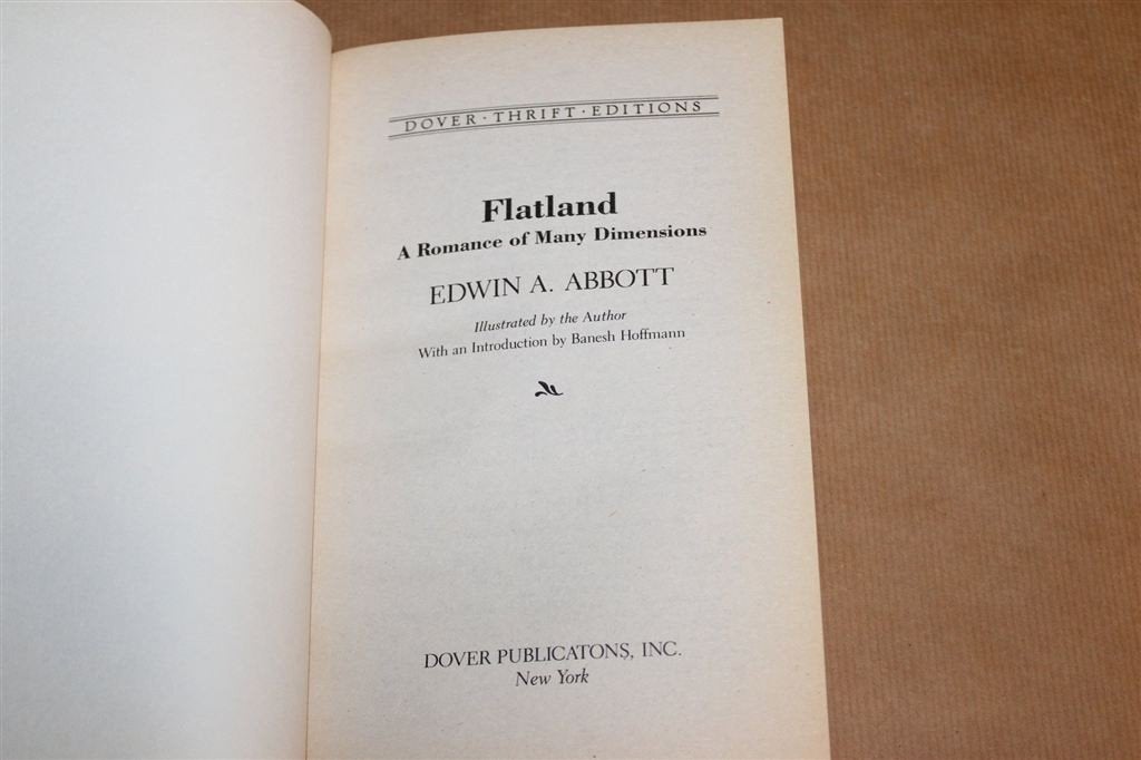 Flatland — Engelse Klassieker over Meerdere Dimensies, Ophalen of Verzenden, Gelezen