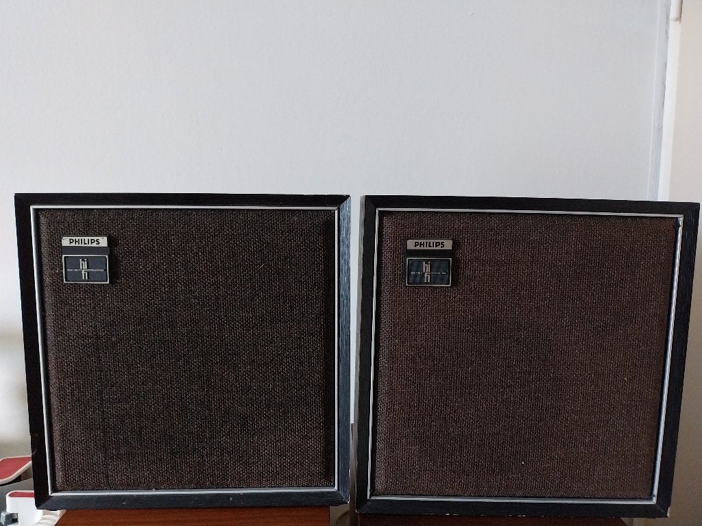 Philips 22rh 452 luidsprekers 1976, Audio, Tv en Foto, Luidsprekers, Ophalen, Philips, Gebruikt, Inclusief kabels