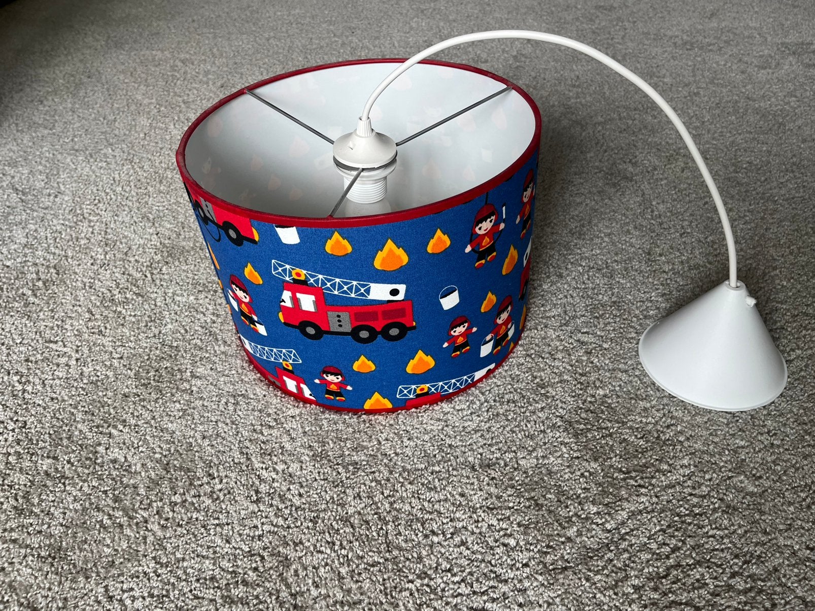 Designed4Kids kinderlamp brandweer, Ophalen, Zo goed als nieuw, Lamp