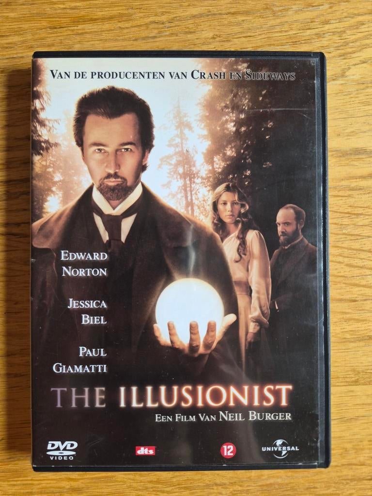The Illusionist DVD - Edward Norton, Jessica Biel, Cd's en Dvd's, Vanaf 12 jaar, Ophalen of Verzenden, Gebruikt