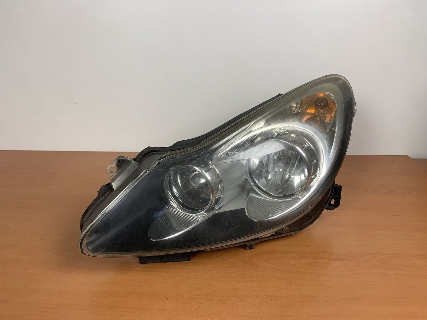 Koplamp Links Opel Corsa D 2006 tot 2010  zwart binnenwerk, Auto-onderdelen, Gebruikt, -, -, Opel