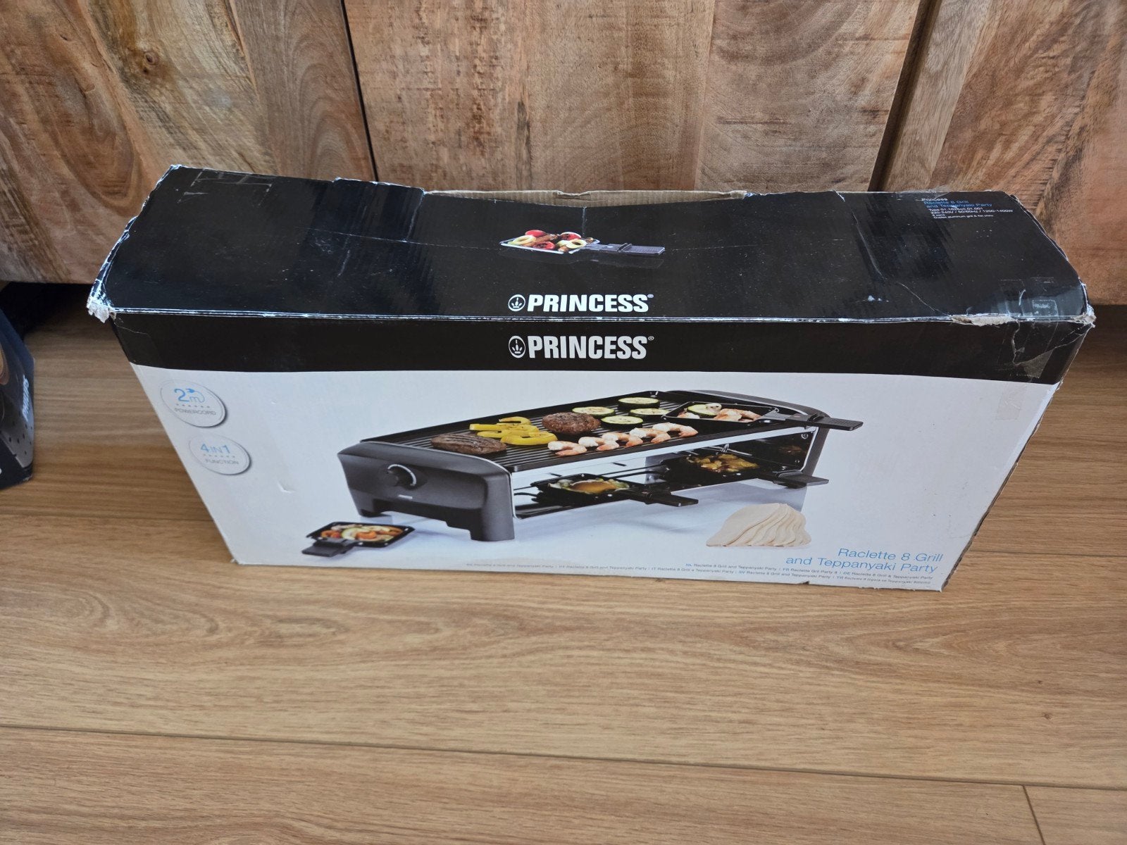 Gourmetstel met 6 spatels - pannetjes ongebruikt, Ophalen