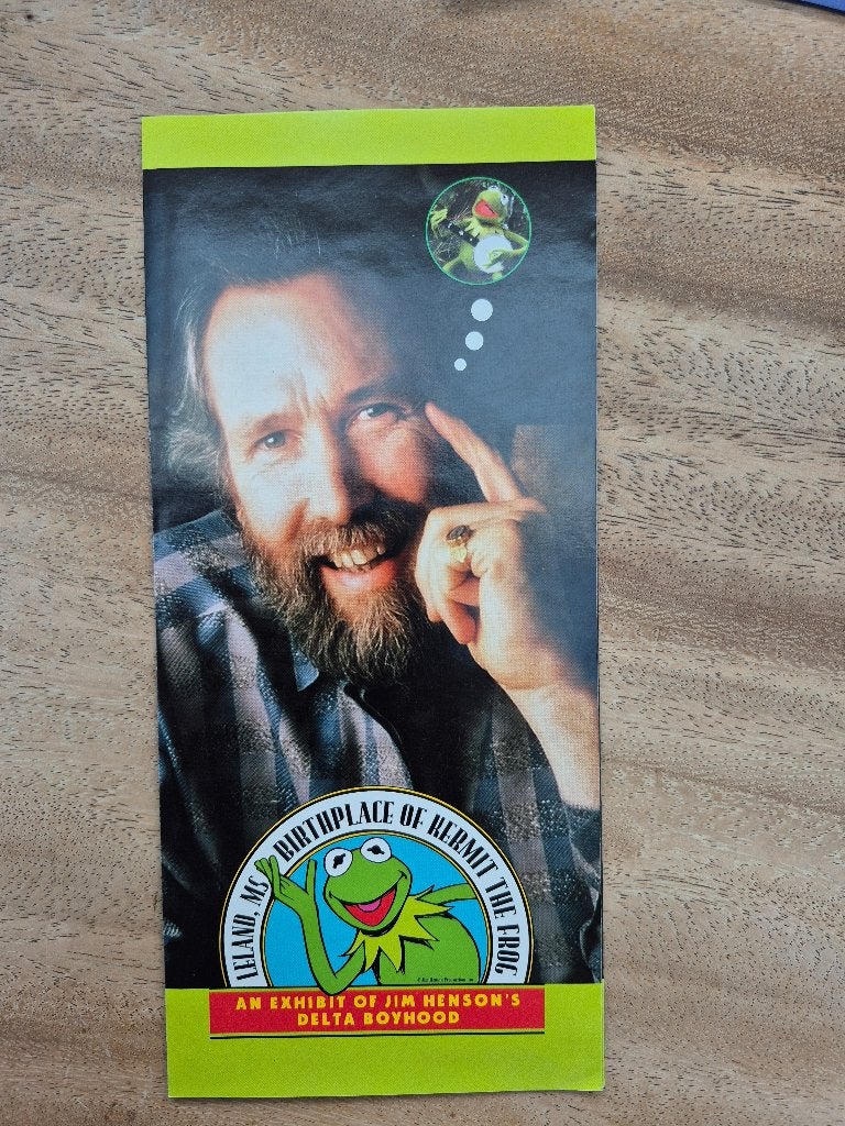folder / brochure exhibit jim henson kermit the frog, Verzamelen, Film en Tv, Nieuw, Tv, Overige typen, Ophalen of Verzenden