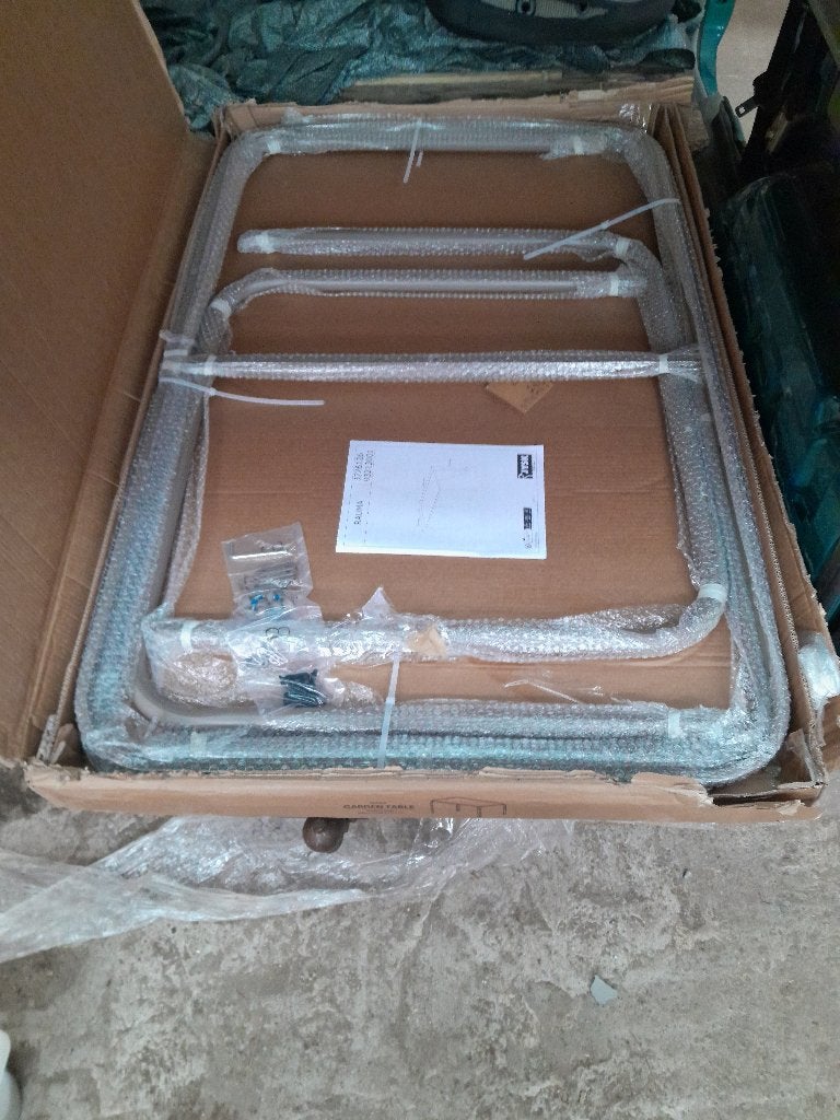 tafelonderstel jysk rauma, tuintafel onderstel 140x90, Ophalen of Verzenden, Nieuw, Rechthoekig, Aluminium