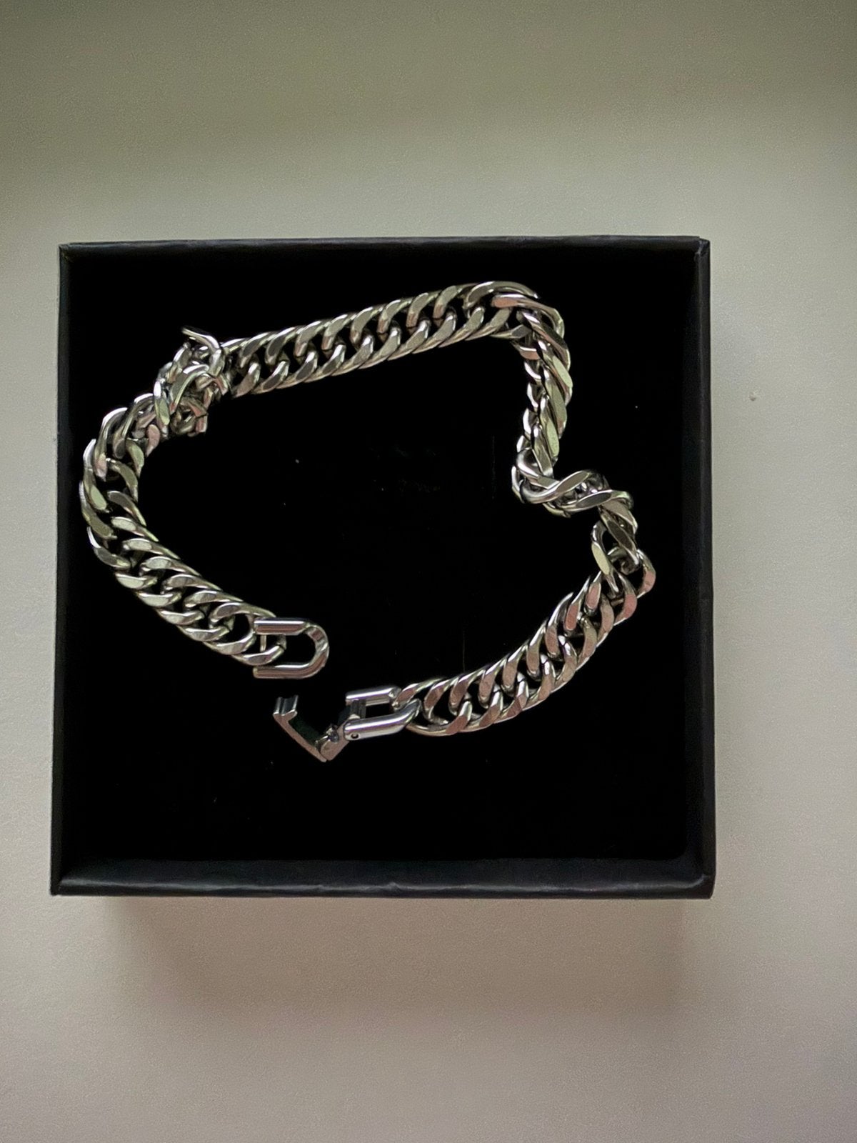 Stalen armband, nieuw, Ophalen of Verzenden, Zo goed als nieuw, Zilver, Staal