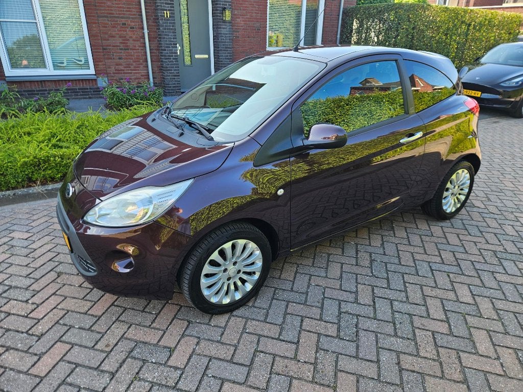 Ford Ka 1.2 69pk 2012 Bruin, 131.000 km. APK t/m 27-02-2027, Voorwielaandrijving, Stof, 1242 cc, 4 cilinders