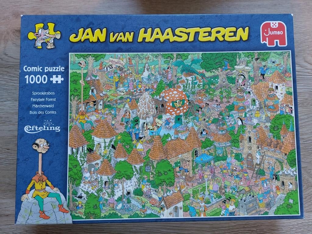 Puzzel Jan van Haasteren - Sprookjesbos, Ophalen, 500 t/m 1500 stukjes, Zo goed als nieuw
