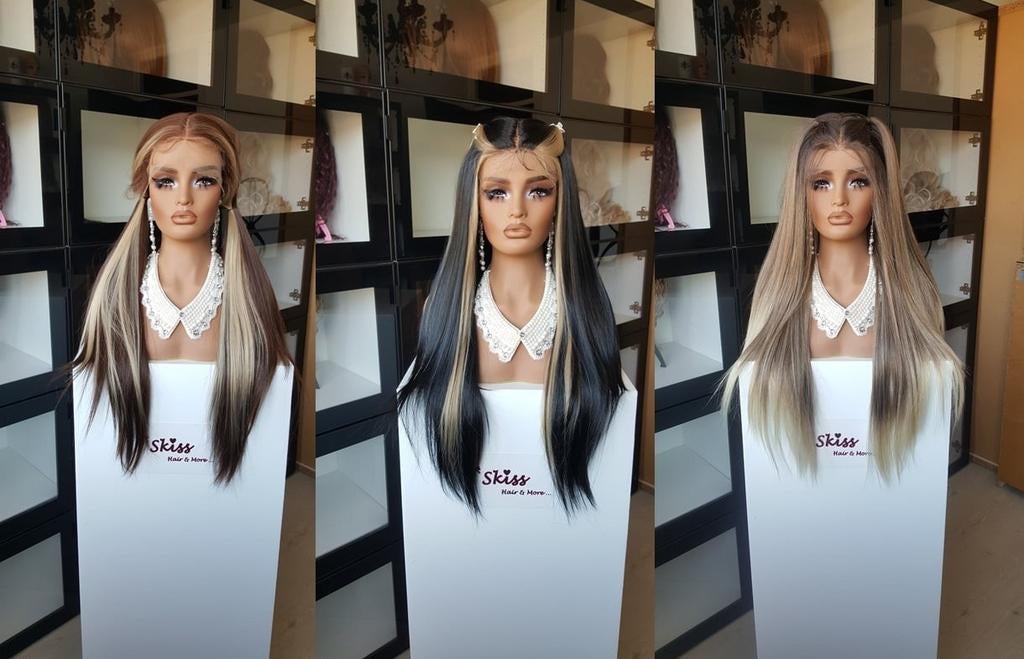 Basic Lace Pruiken - Pruik - Wig - Haar - Lace -, Ophalen of Verzenden, Nieuw, Pruik of Haarverlenging