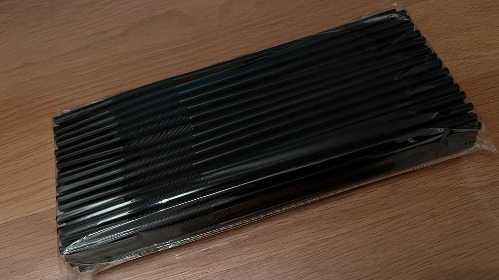 Rietjes 100 stuks zwart extra lang, Ophalen of Verzenden, Nieuw, Overige typen, Overige