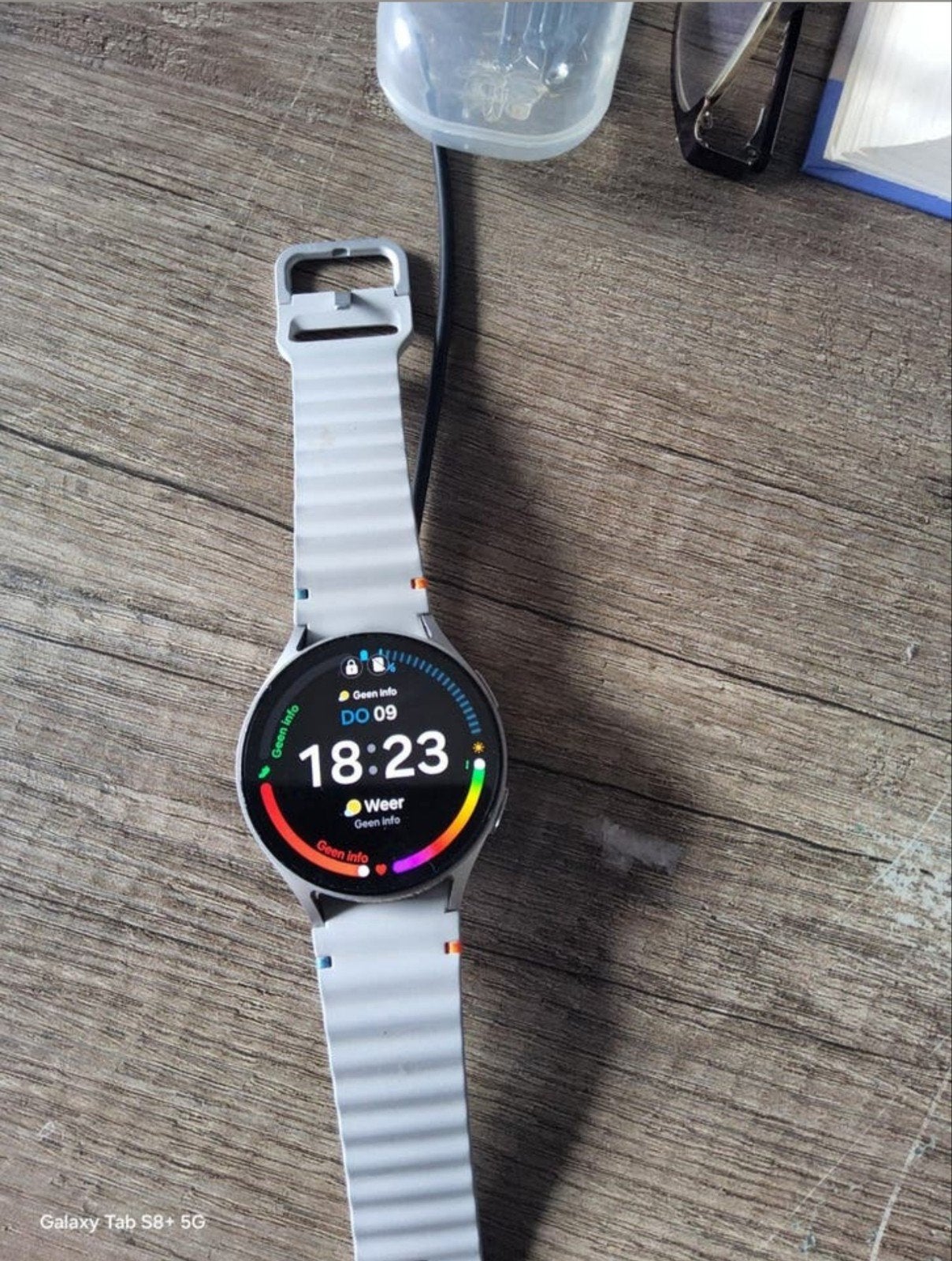Samsung Galaxy Watch 7, Ophalen of Verzenden, Zo goed als nieuw, Zwart, Android