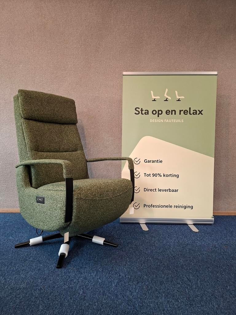 NIEUW ! luxe elektrische relax fauteuil Stitch op accu🔋