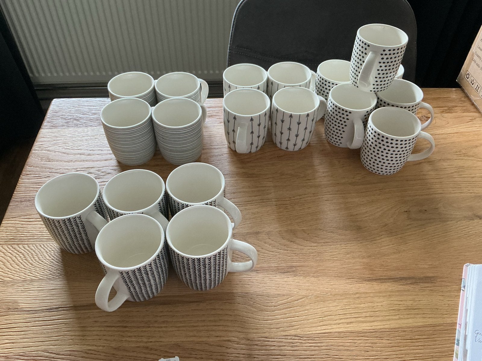 Koffie mokken Xenos - Gebruikt maar in goede staat, Gebruikt, Ophalen of Verzenden, Steen/keramiek, Meerkleurig