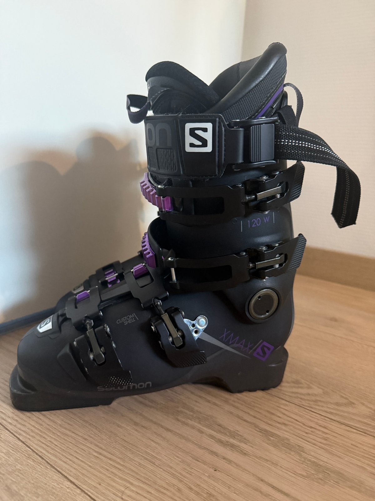 Dames skischoen Salomon X Max 120 maat 24, Ophalen, 160 tot 180 cm, Schoenen, Salomon