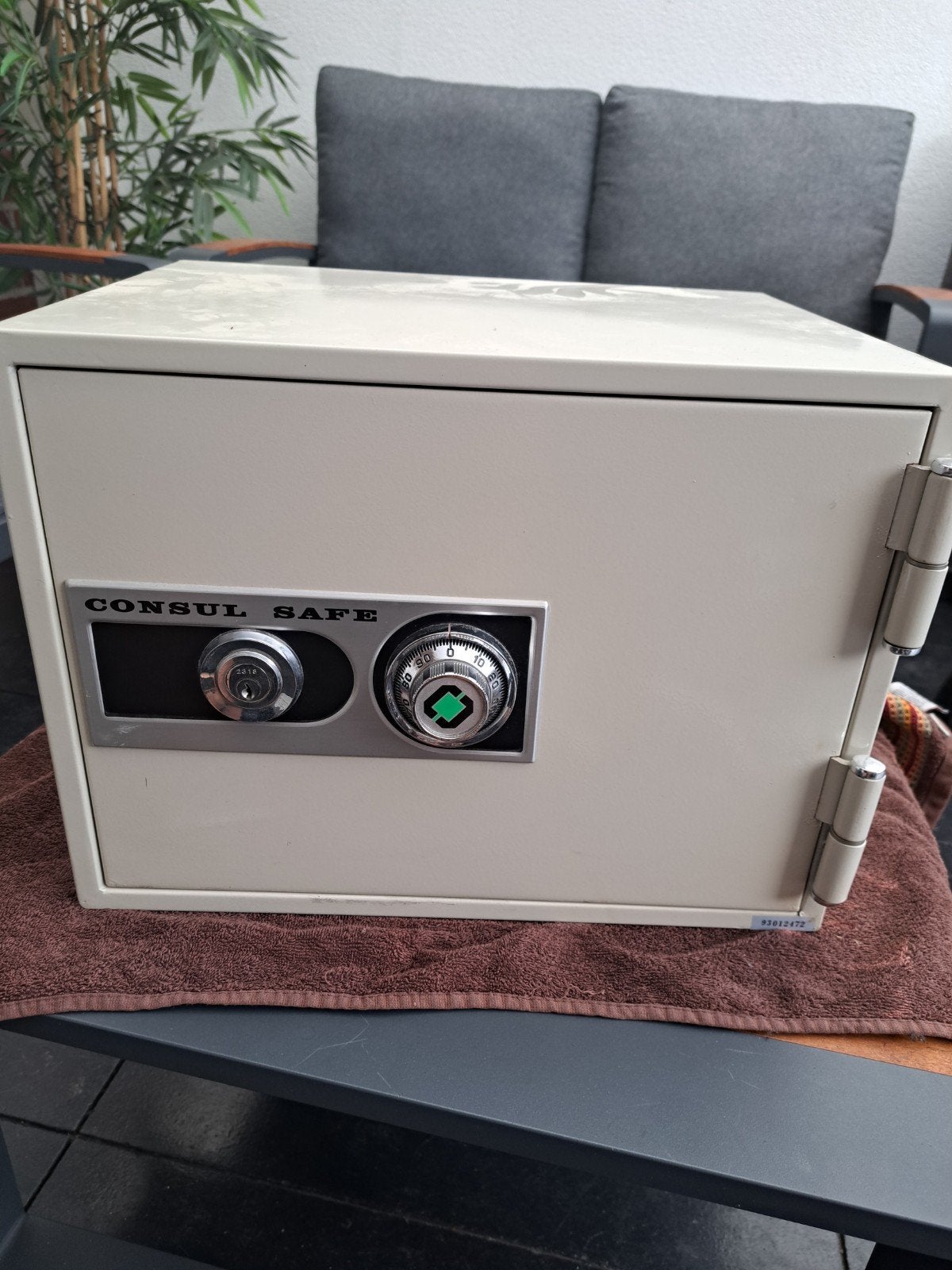Consul Safe brandwerende kluis met cijferslot en sleutel, Huis en Inrichting, Brandblussers en Brandkasten, Ophalen of Verzenden