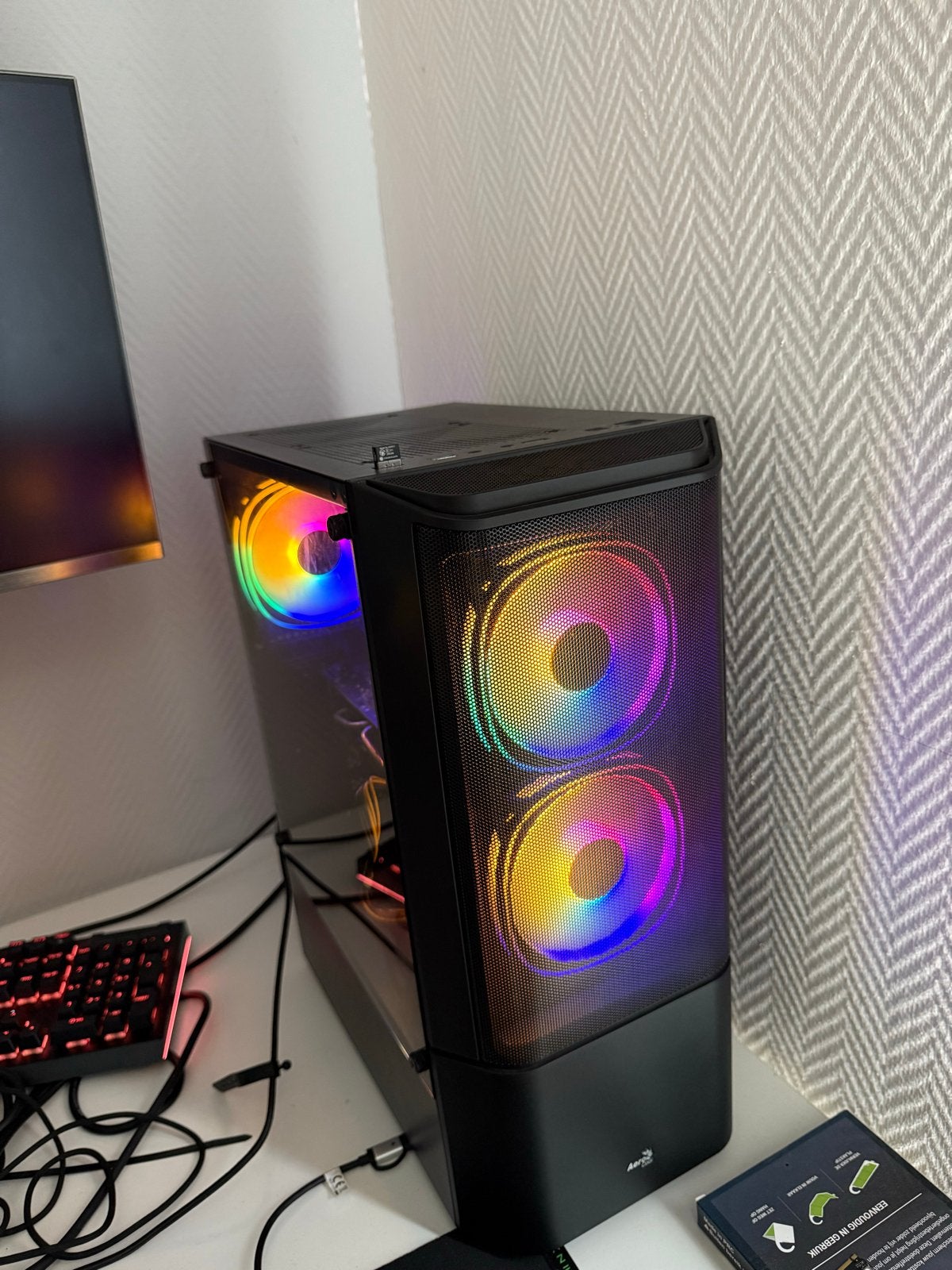 Gaming PC Intel i5-7400, 16GB RAM, Radeon RX 570,, Computers en Software, Desktop Pc's, Ophalen, HDD, 2 tot 3 Ghz, Zo goed als nieuw