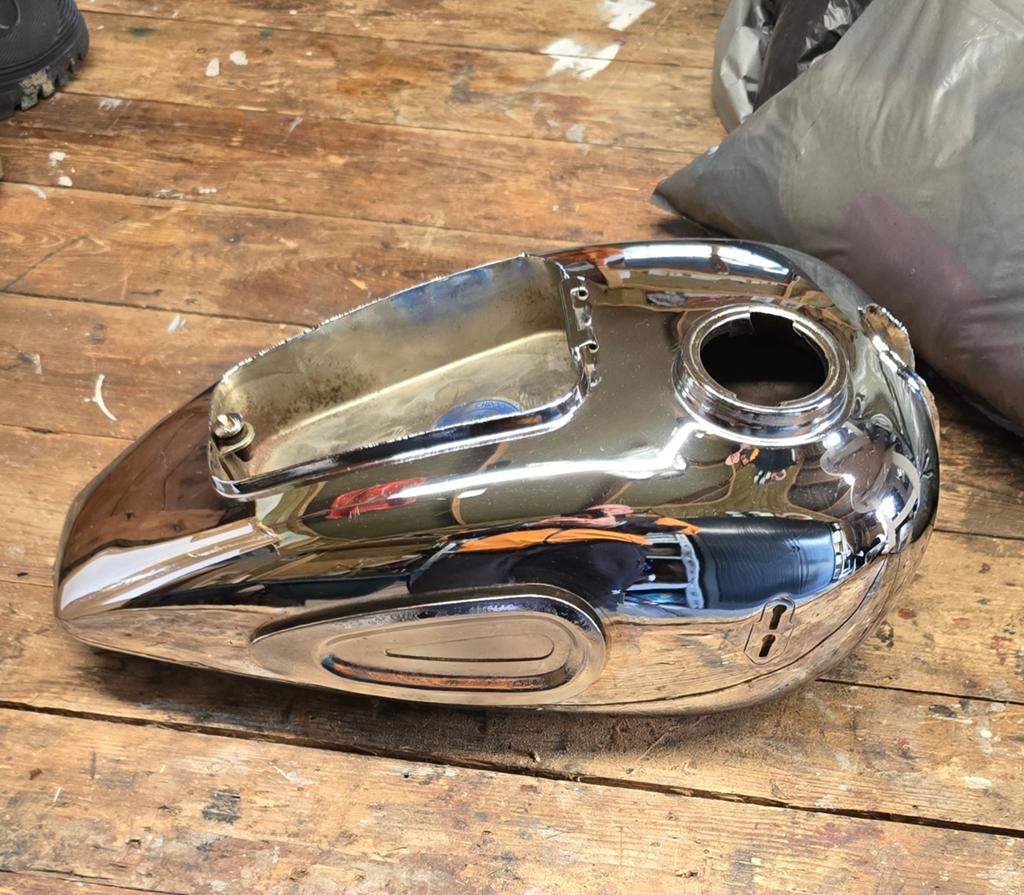 Nieuw verchroomde tank voor DKW RT125 - Nieuwstaat, Ophalen of Verzenden, Nieuw