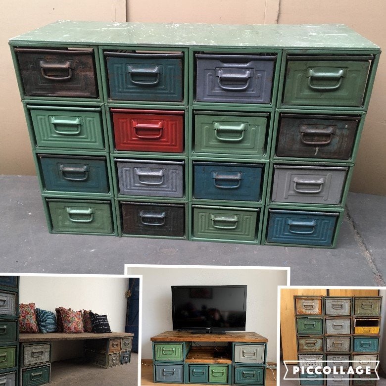 Modulair Dressoir Ladekast Meubel maat/kleur naar wens SALE, Nieuw, Ophalen of Verzenden, Minder dan 100 cm, Metaal