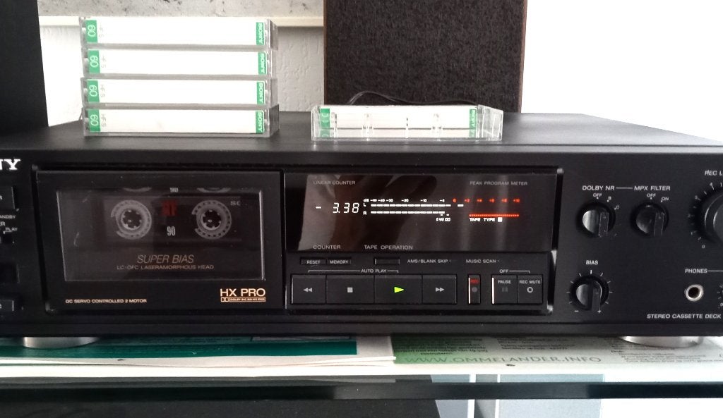 Hele nette Sony cassettedeck TC-K510 made in Japan, Ophalen of Verzenden, Enkel, Sony, Tape counter