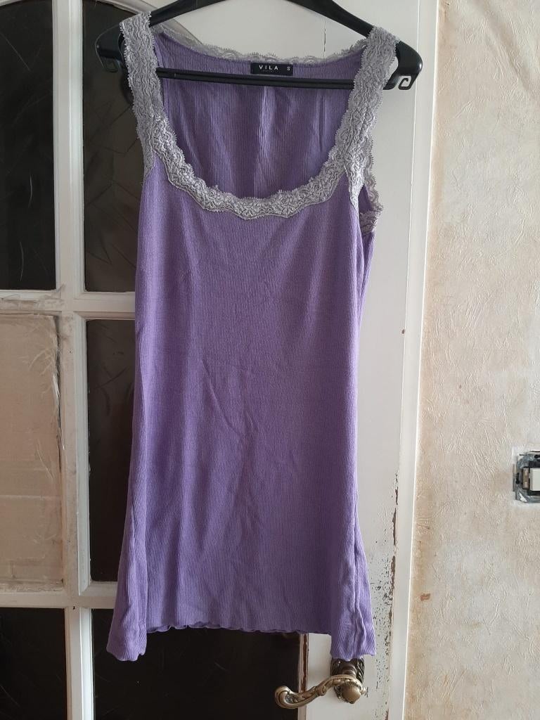 Paarse top, Ophalen of Verzenden, Gedragen, Paars, Vila