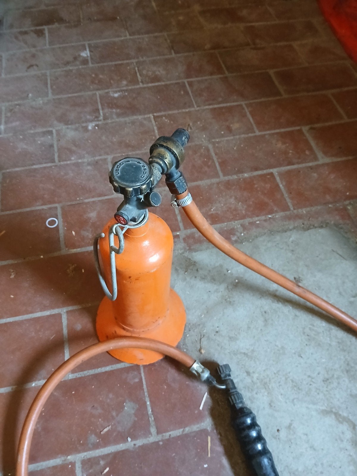 Gas brander, Ophalen, Kunststof