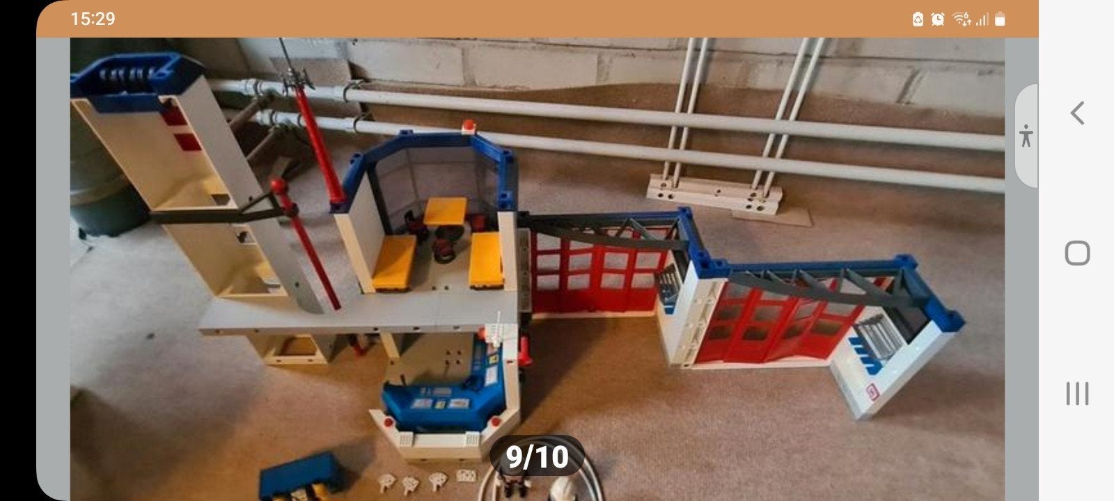 Playmobil brandweer kazerne 4819, Ophalen of Verzenden, Gebruikt