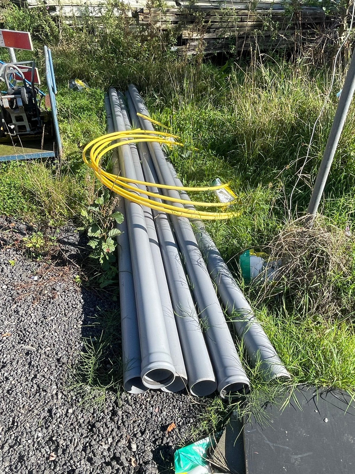 PVC rioolbuis 5 meter lang, 125 cm diameter, Ophalen, Afvoer, Gebruikt, Pvc