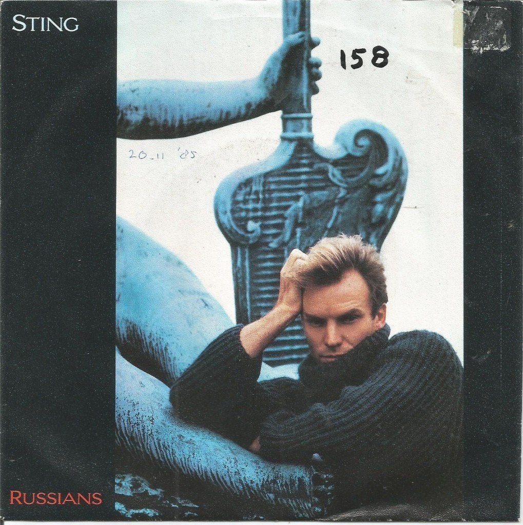 Sting ‎– Russians (1985), Cd's en Dvd's, Vinyl Singles, Fotohoes, 7 inch, Ophalen of Verzenden, Zo goed als nieuw