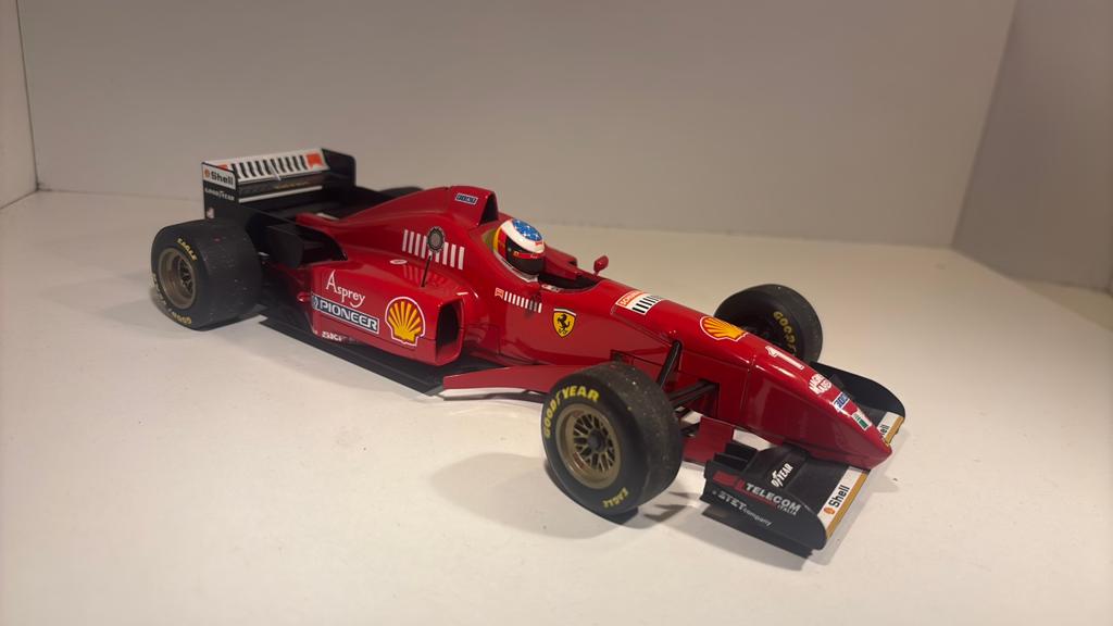 F1 ferrari f310 m.Schumacher 1996 MINICHAMPS 1.18, Hobby en Vrije tijd, Ophalen of Verzenden, MiniChamps, A, A