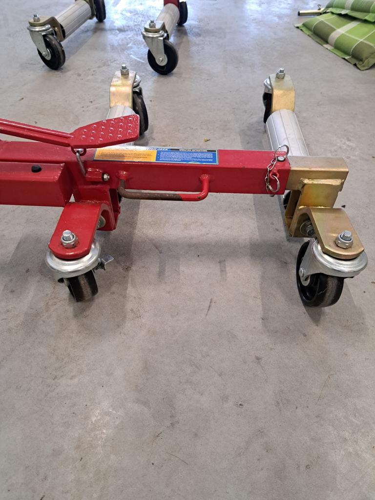 2x Hydraulische Automovers - Verplaats uw auto moeiteloos, Auto diversen, Autogereedschap, Ophalen of Verzenden, Gebruikt