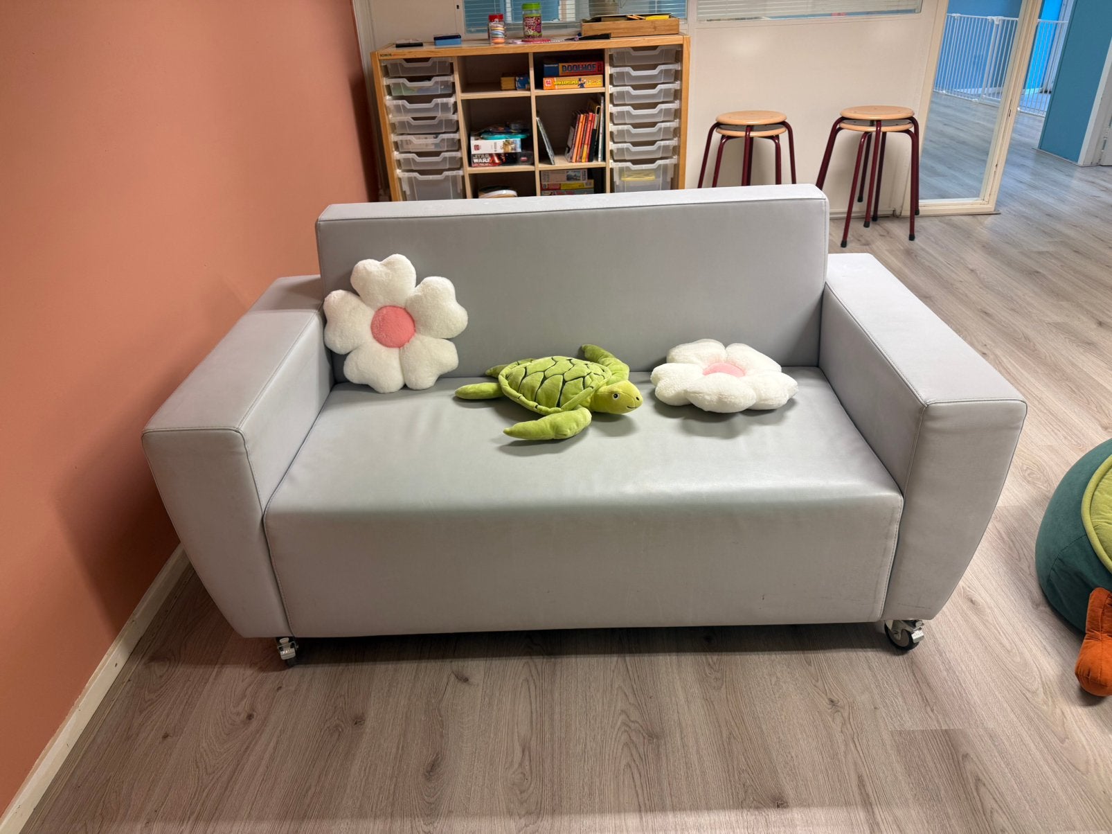 Bso/ kinderopvang bankje, Ophalen, 75 tot 100 cm, Tweepersoons, Minder dan 150 cm