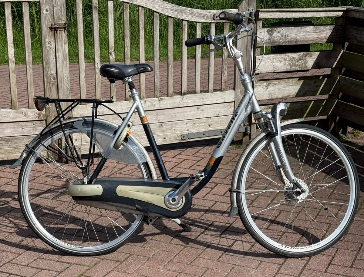 Gazelle orange damesfiets 28 inch, Ophalen, 53 tot 56 cm, Versnellingen, Zo goed als nieuw