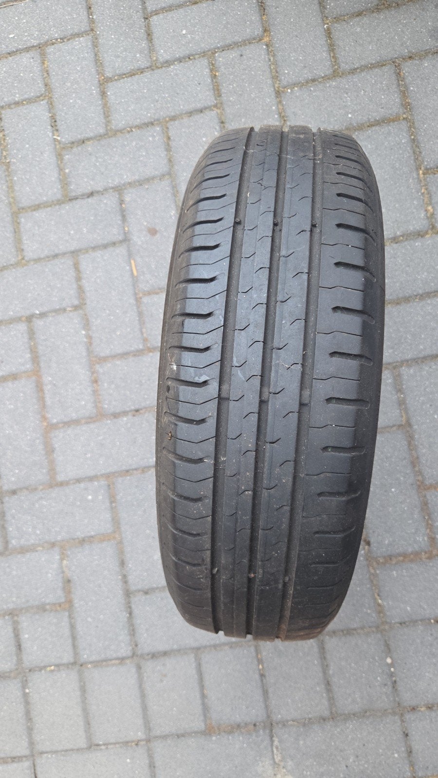 2x Continental ContiEcoContact 5 Zomerband 165/65 R14 T, Auto-onderdelen, Banden en Velgen, Ophalen, 14 inch, Gebruikt, Band(en)