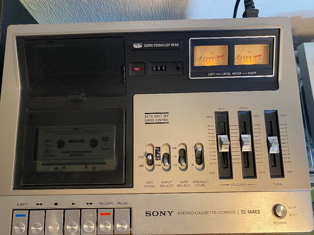 Sony TC-144CS Stereo Cassette-Corder, Audio, Tv en Foto, Cassettedecks, Enkel, Sony, Tape counter, Ophalen of Verzenden