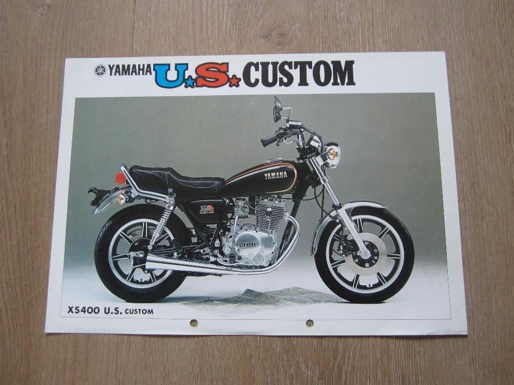 Yamaha SR250 SE / XS400 SE / XS650 SE XS750 SE  folder, Ophalen of Verzenden, Yamaha