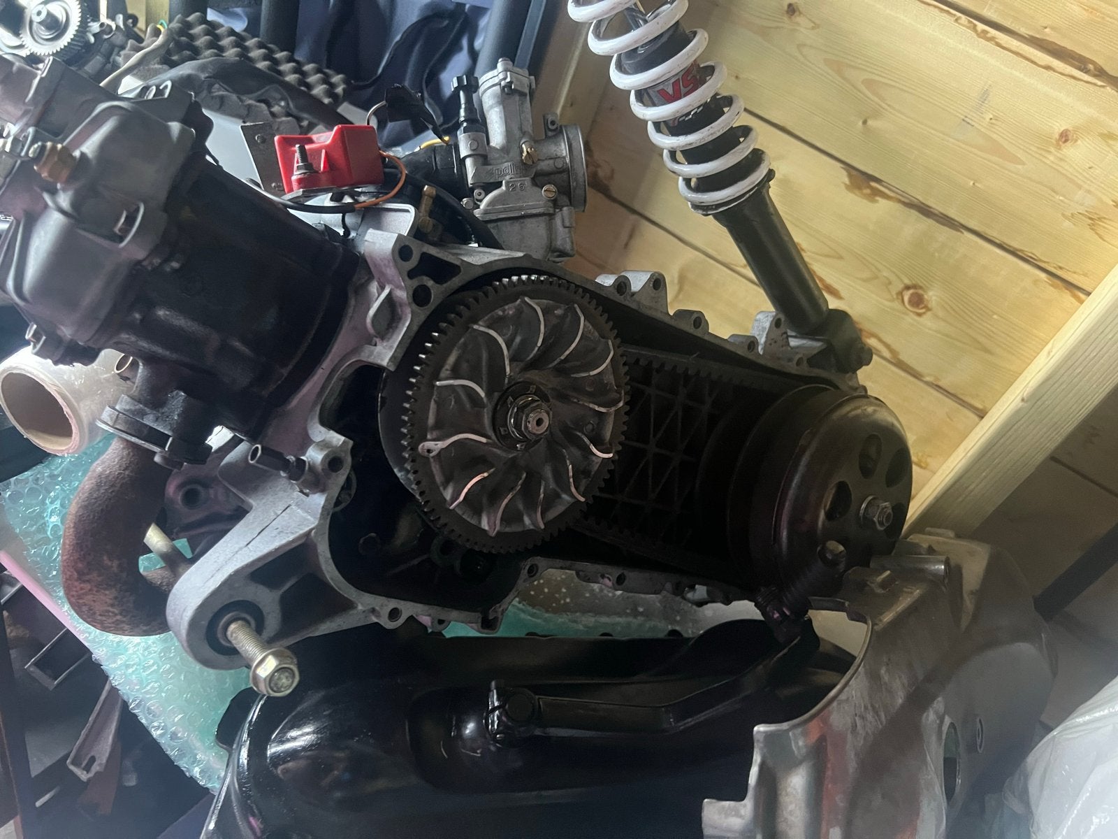 Piaggio Zip 150cc Hexagon Blok met HPI en Polini Carburateur, Ophalen, Gebruikt, Blok, Piaggio