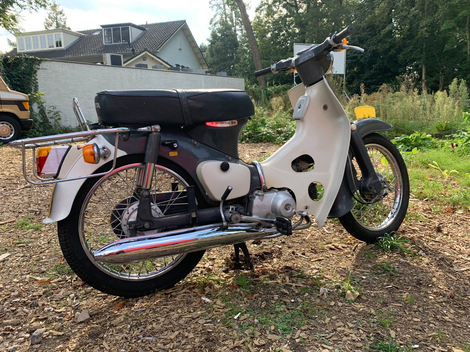 Honda C50 oldtimer, Overige merken, Maximaal 45 km/u, 3 versnellingen, 49 cc